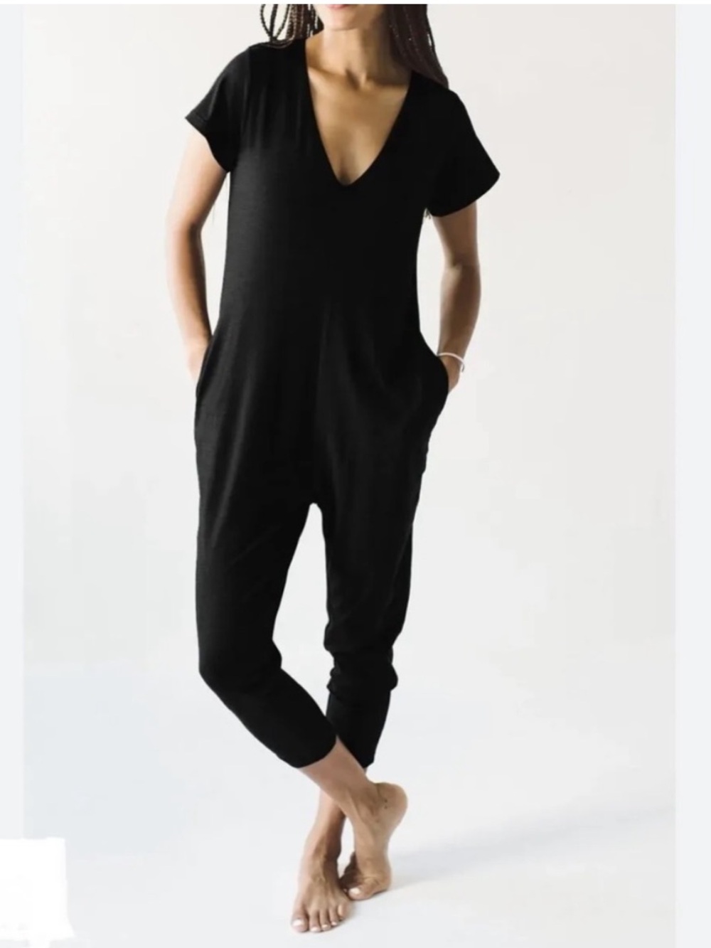 Smash + Tess Sunday romper size small black